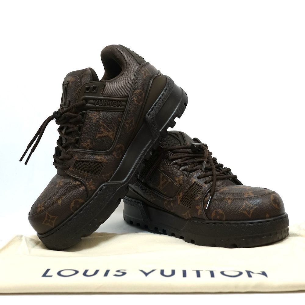 LOUIS VUITTON ルイヴィトン LV TRAINER MAXI SNEAKER モノグラム LVトレイナー マキシ スニーカー ブラウン 7.5サイズ（約26cm）１AD7DS 新品未使用