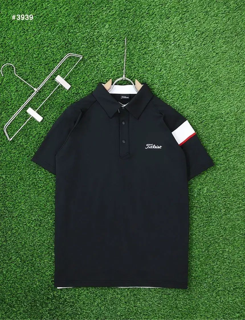 Titleist タイトリスト ツアー フラッグシップ カラ 半袖 Tシャツ