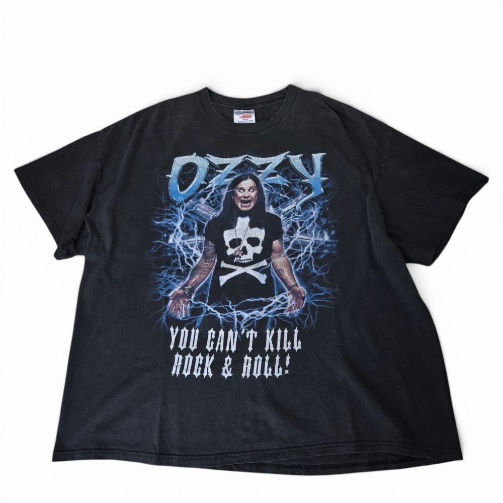 2003年 OZZY OSBOURNE オジー オズボーン メタル バンド Tシャツ ブラック XLサイズ フェード ヴィンテージ