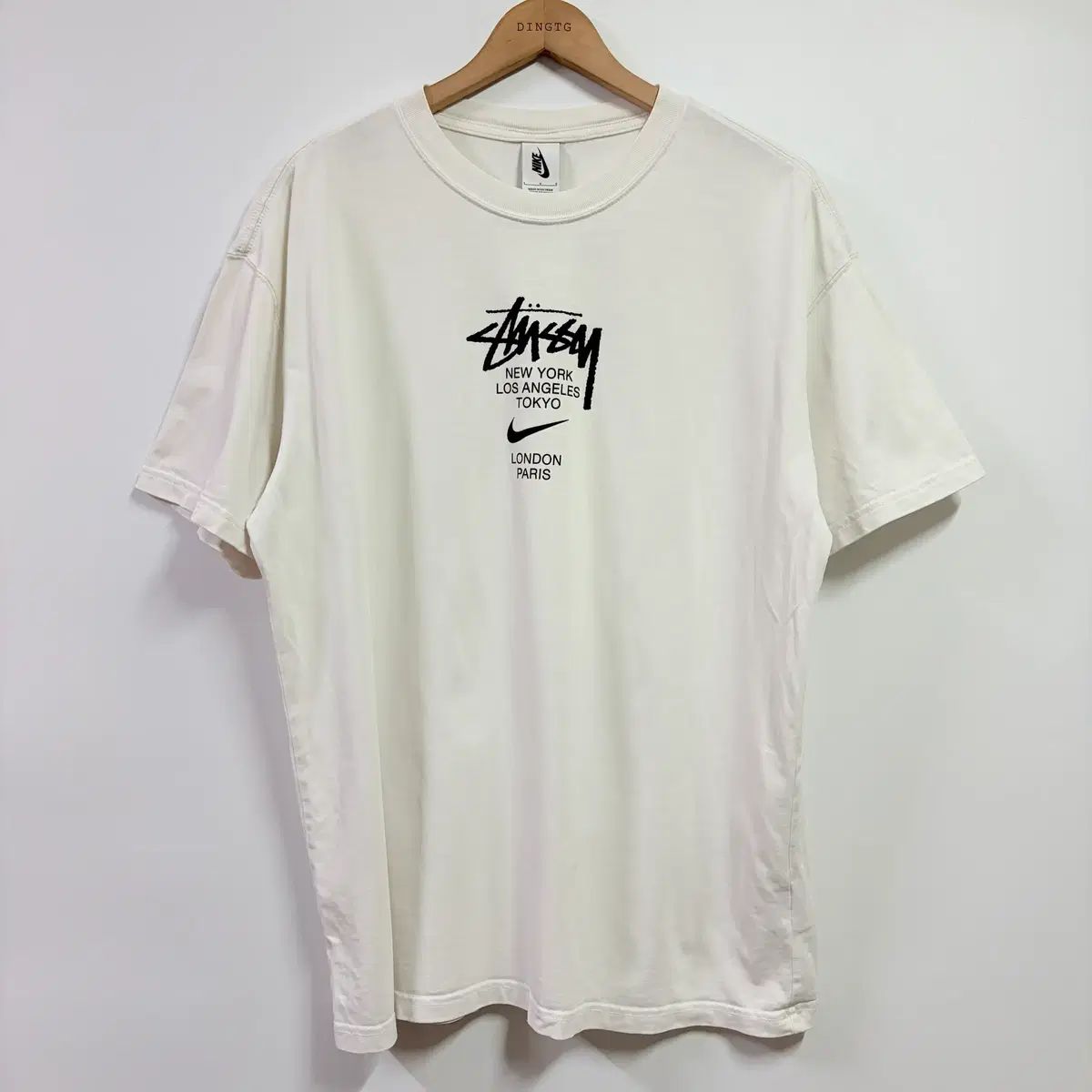 US/EU L NIKE x STUSSY WORLD TOUR 半袖 Tシャツ