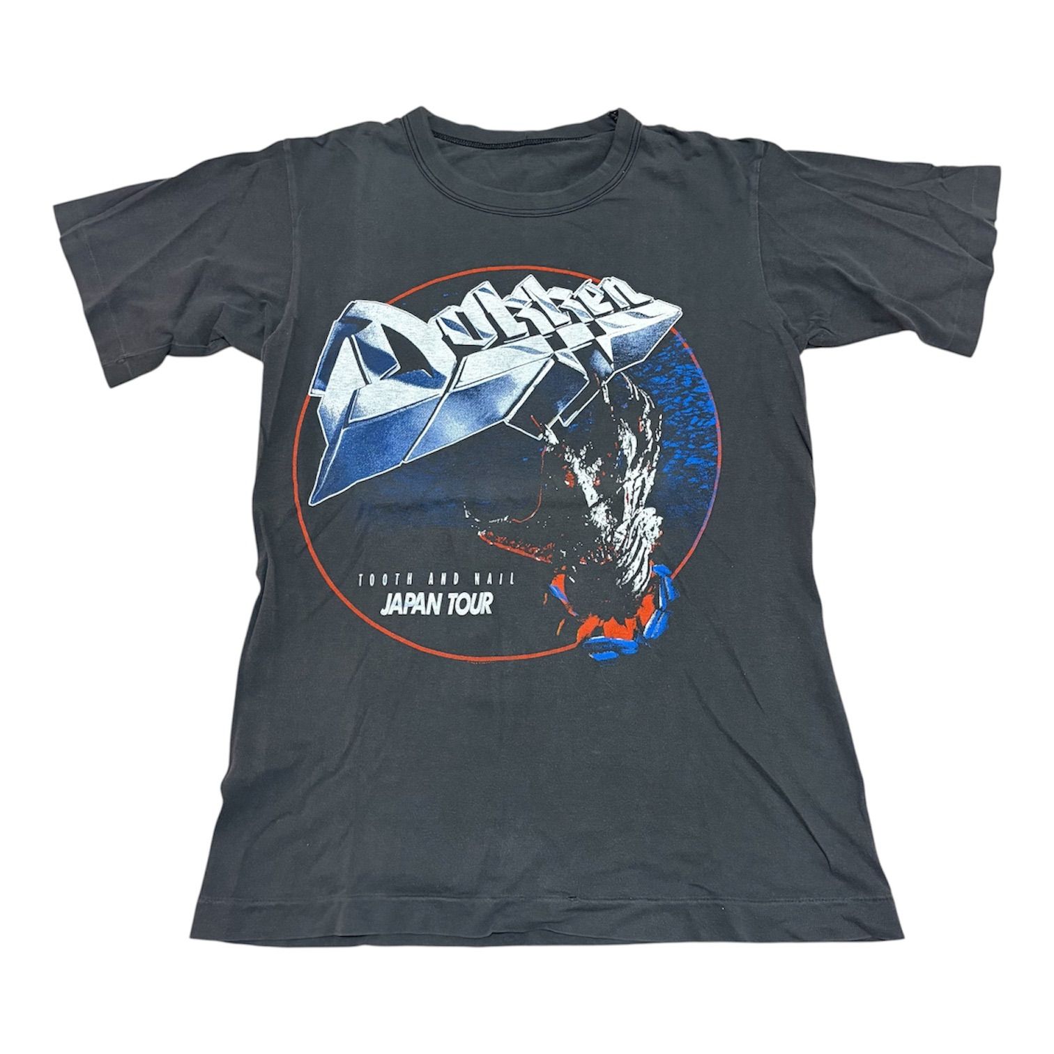 Dokken 1984-85 80s Tooth and Nail Japan Tour ドッケン Tシャツ