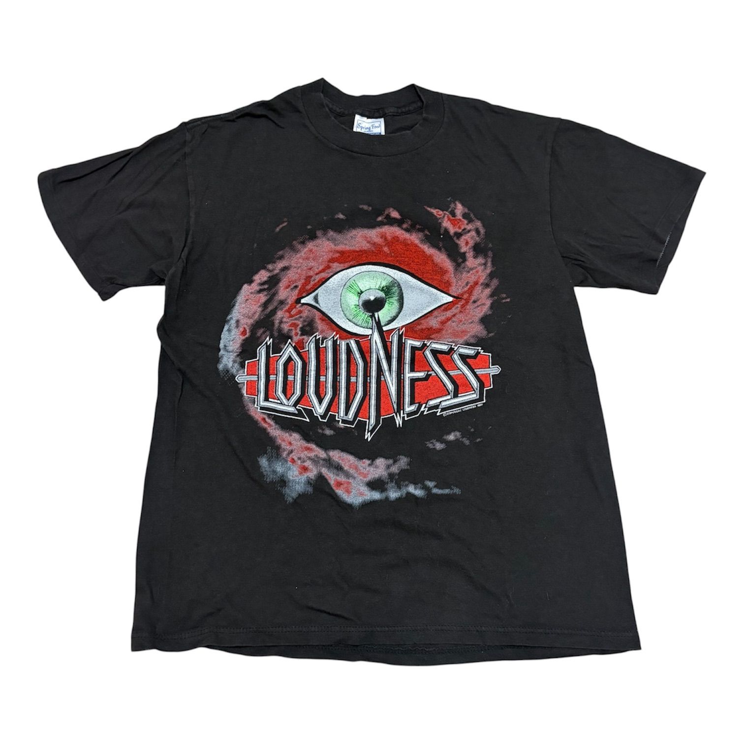 LOUDNESS 1987 80s HURRICANE EYES TOUR ラウドネス Tシャツ L
