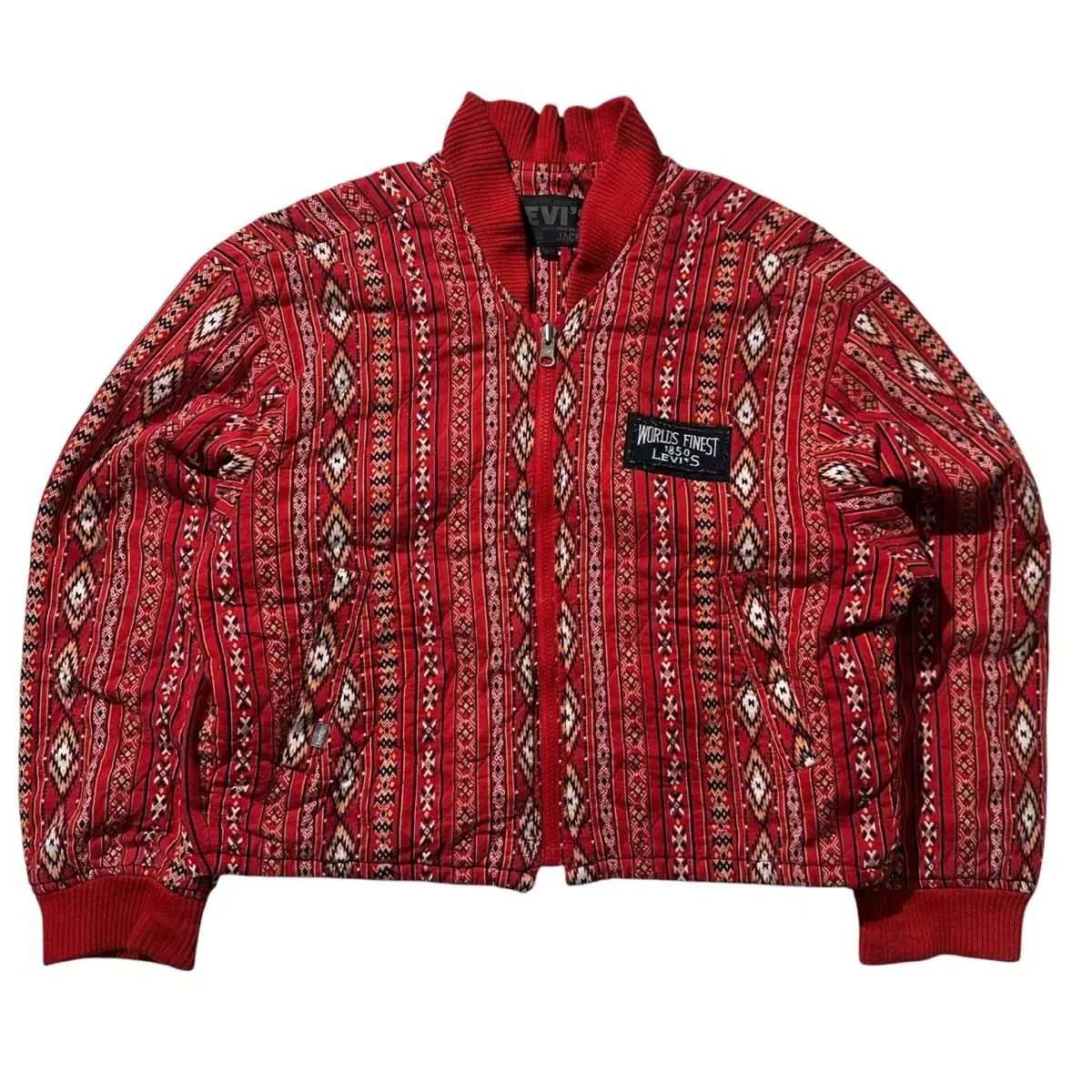 レディース L-XL リーバイス 80s ウェスタン ナバホ パータン キルティング ジャケット