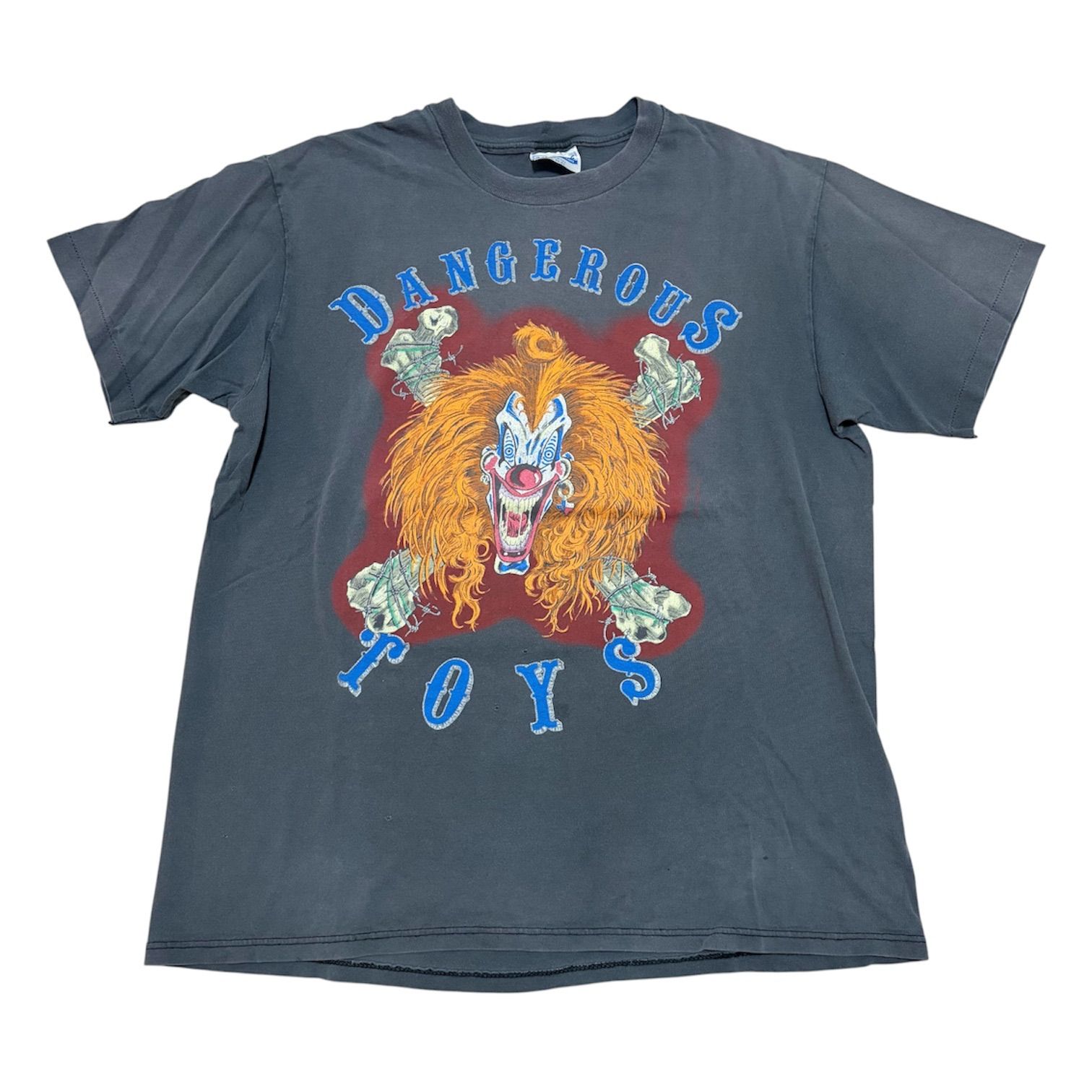 Dangerous Toys 1990 90s Brews 'N' Blues 'N' デンジャラストイズ ピエロ Tシャツ L