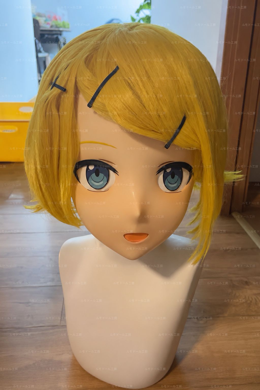 鏡音リン kigurumi 全頭マスク イエローショート ボカロ系 - メルカリ