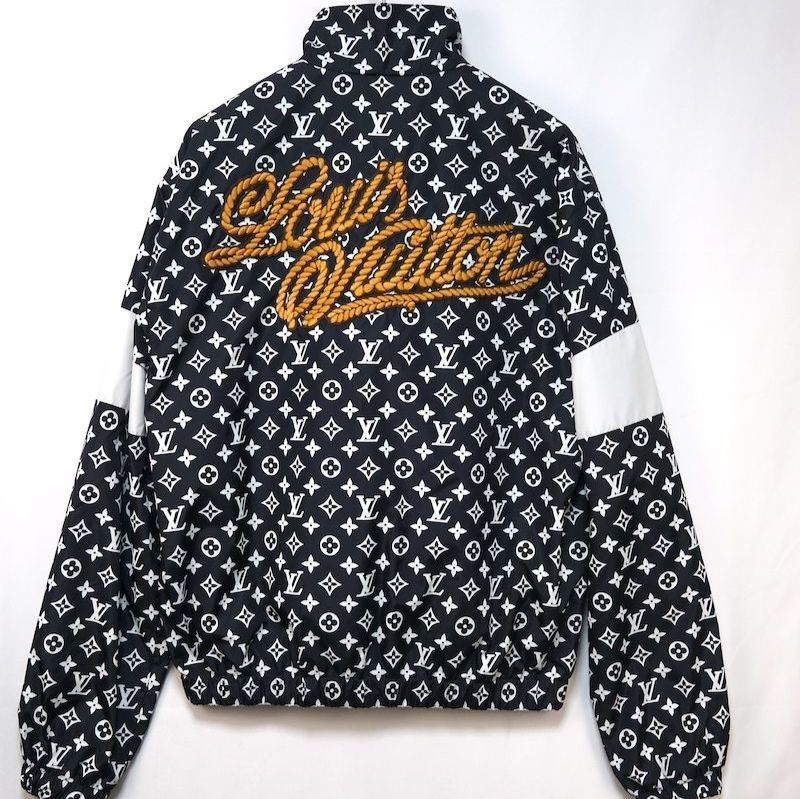 24AW LOUIS VUITTON ルイヴィトン モノグラム プリント テクニカル トラック トップ ジャケット ネイビー 46サイズ RM242M MJW HRB83W 新品未使用