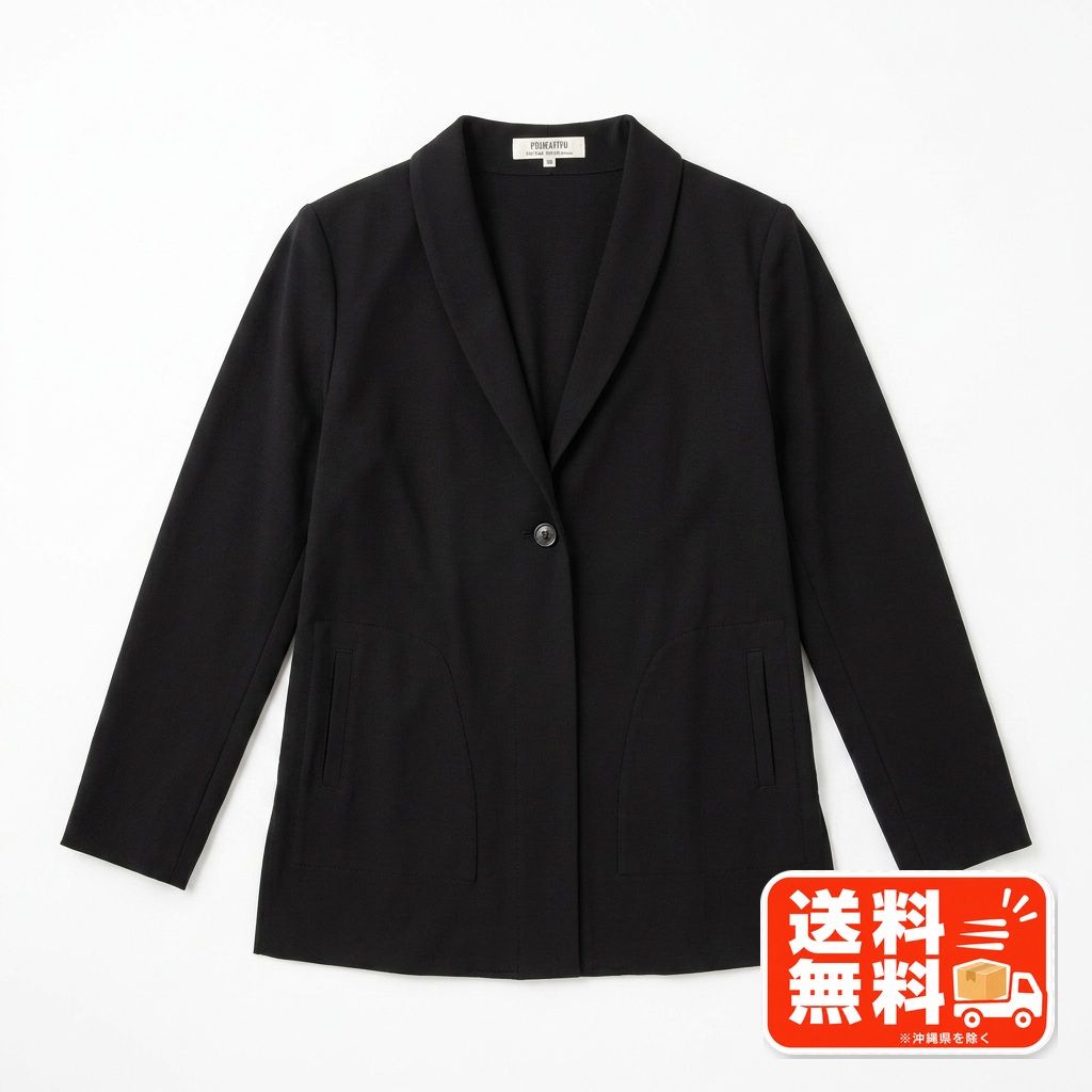 PRIMATIVO HANAE MORI Deux ハナエモリ ジャケット 黒 38 yoshie inaba 