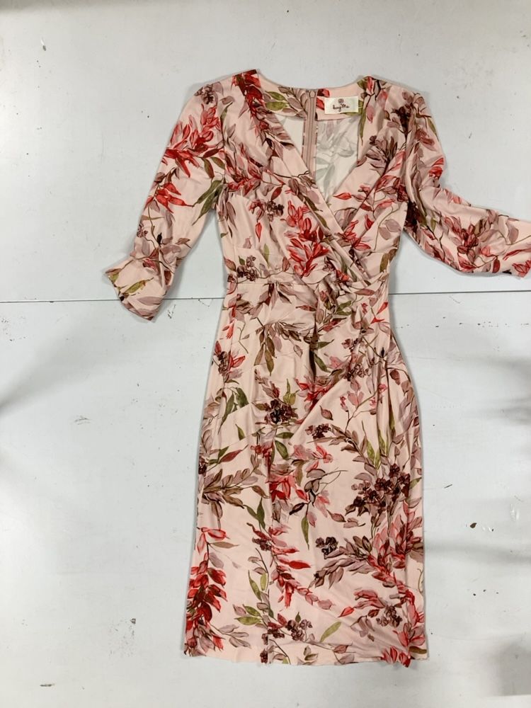 kay me ケイミー 花柄 カシュクール ワンピース ロング丈 日本製 Max