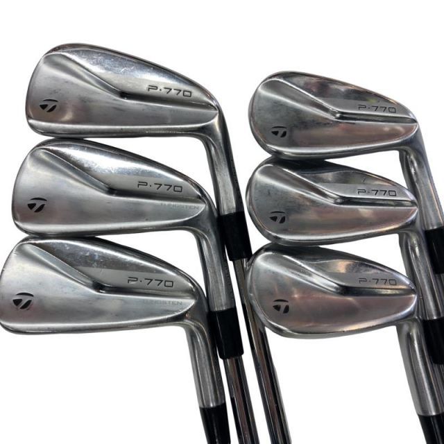 【中古】 テーラーメイド Taylor Made P・770(2020) 6S アイアンセット IR Dynamic Gold EX TOUR ISSUE (フレックスS) メンズ 男性用 右利き 右用 Cランク ゴルフクラブ