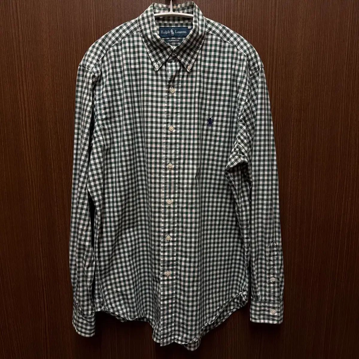 ポロ ギンガム CHECK シャツ M
