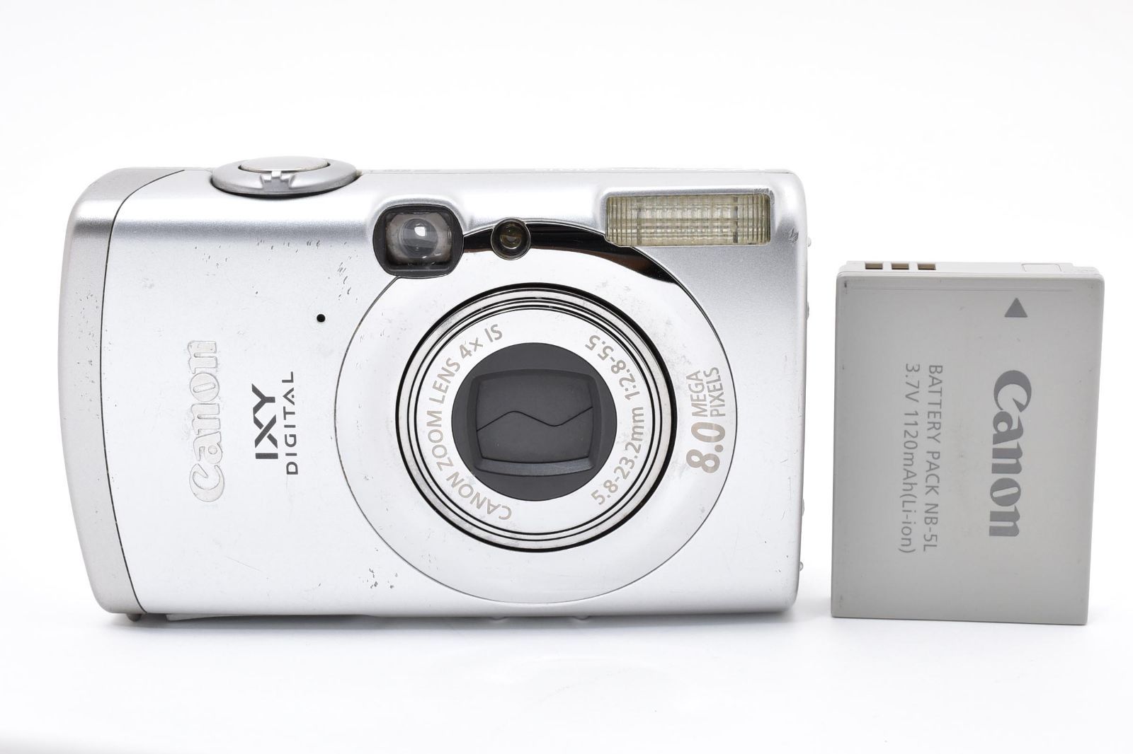☆良品☆ キヤノン CANON IXY DIGITAL 810IS PC1235 シルバー 