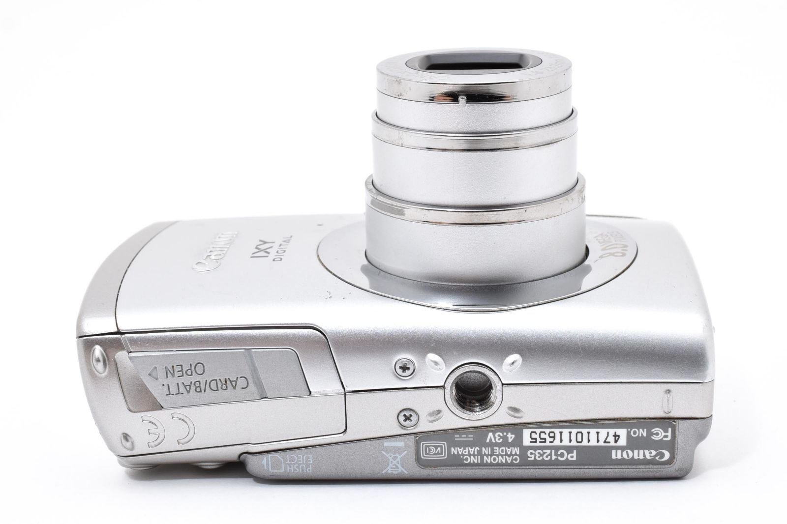 ☆良品☆ キヤノン CANON IXY DIGITAL 810IS PC1235 シルバー 