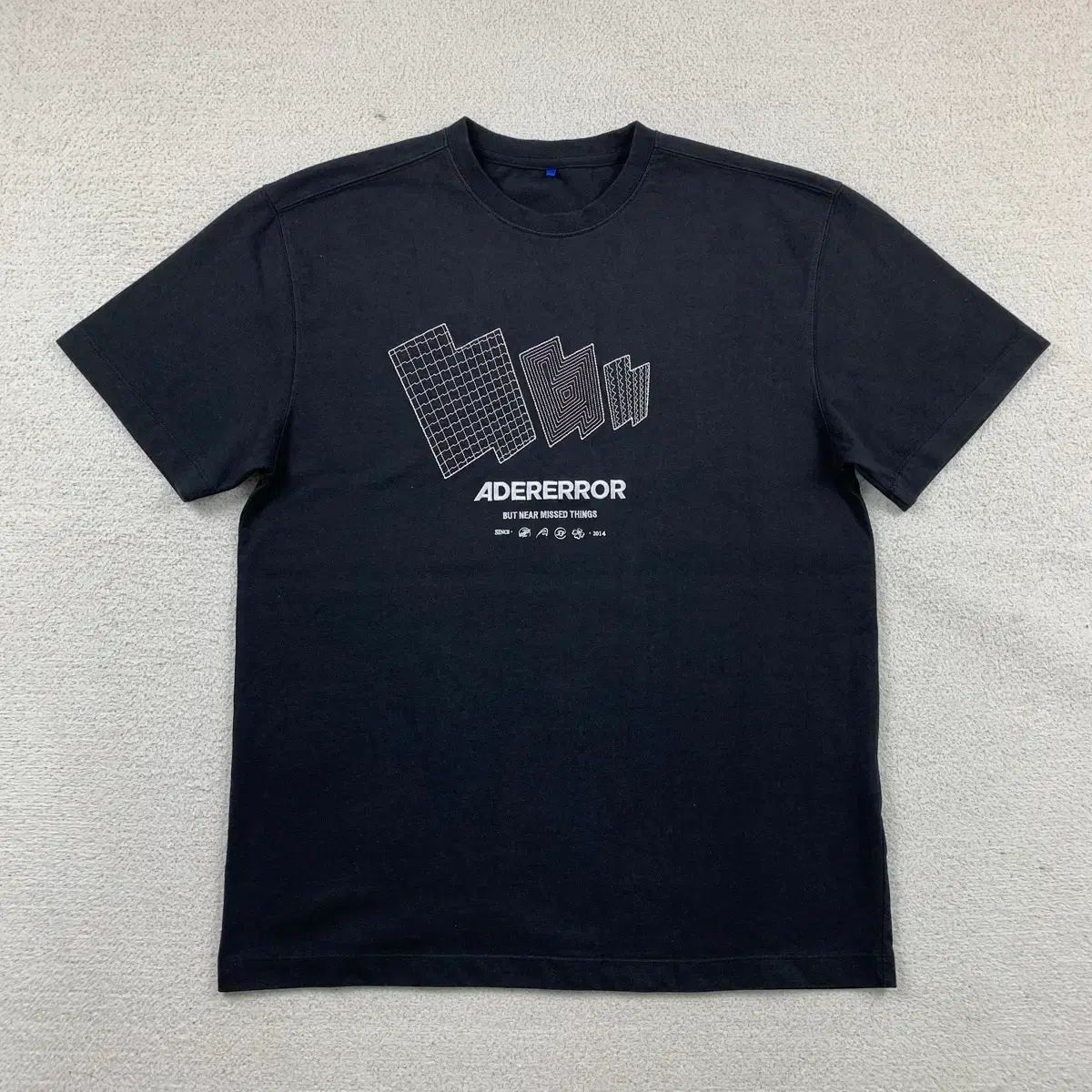 23SS ADER ERROR アーダーエラー TTS Tシャツ ブラック