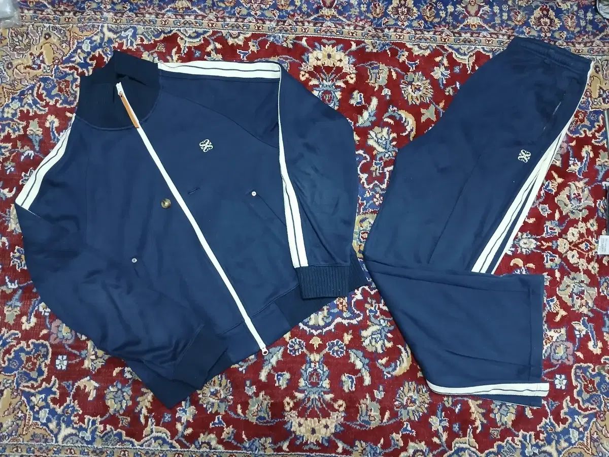 (XL / L) SATUR トラック ジャケット ジャージ ネイビー セットアップ セット