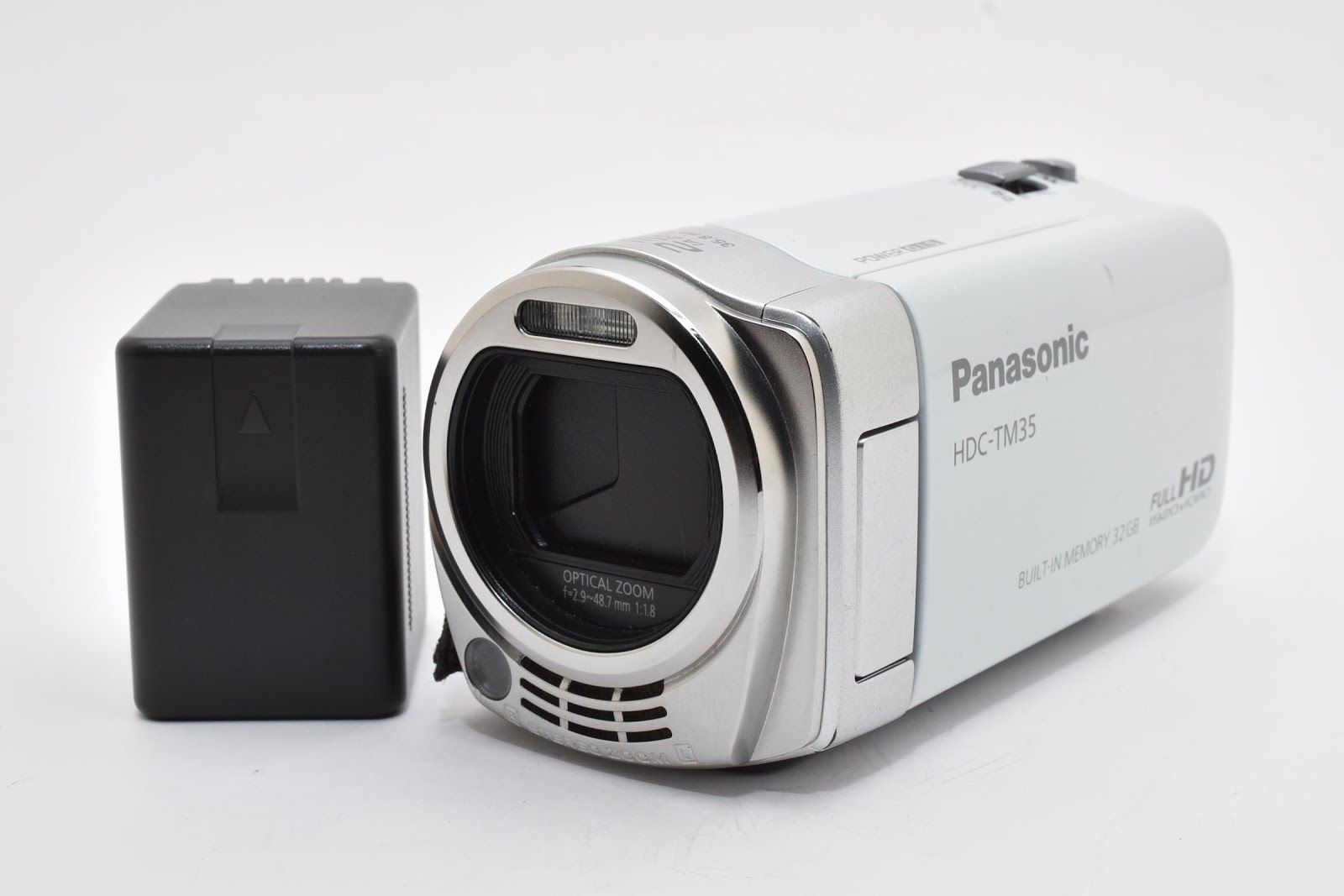 ★美品★ パナソニック Panasonic HC-V360MS-W WHITE ビデオカメラ ★ #8587