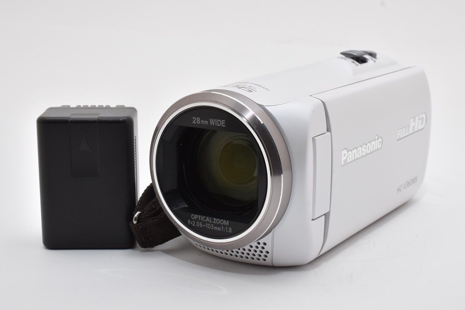 ★良品★ パナソニック Panasonic HDC-TM35(ホワイト) ビデオカメラ 小スレ動作品 ★ #8588