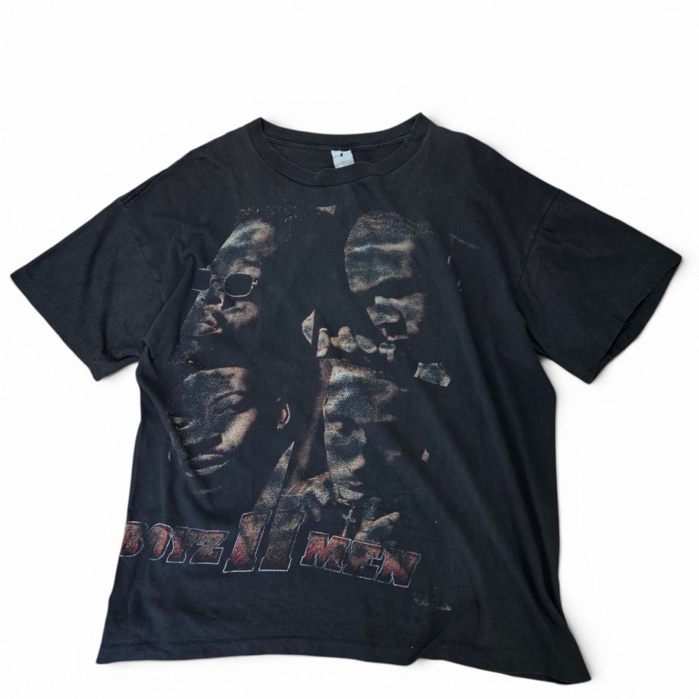 BOYZ II MEN ボーイズ トゥー メン Tシャツ シングルステッチ フェード 80's 90’s サイズ不明 ヴィンテージ