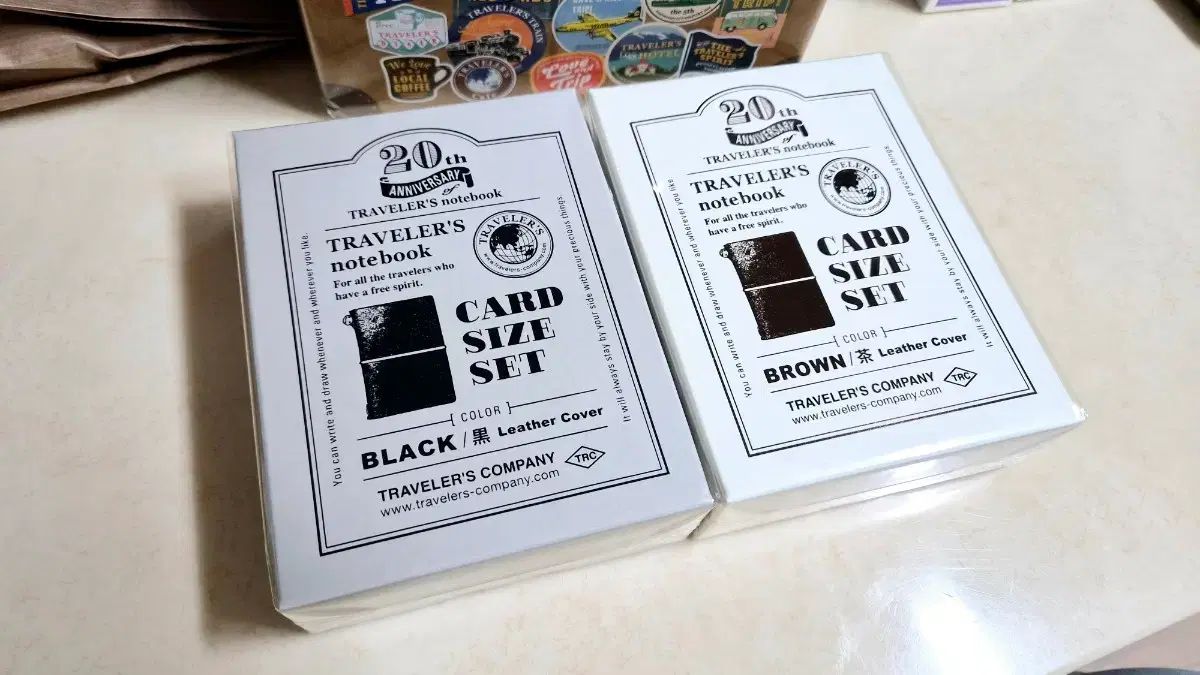 トラベラーズノート 20周年 カードサイズノート