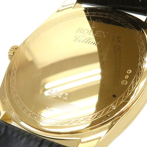 ロレックス チェリーニ ダナオス 38mm 4243/8 メンズ 腕時計【Aランク