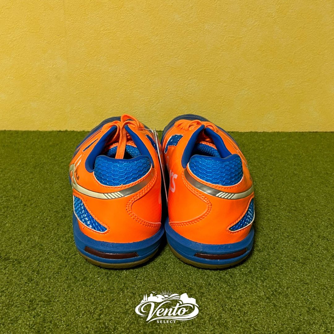【新品】ASICS アシックス フットサルシューズ デスタッキ 4K 青×橙×白 TST032【27.0cm】