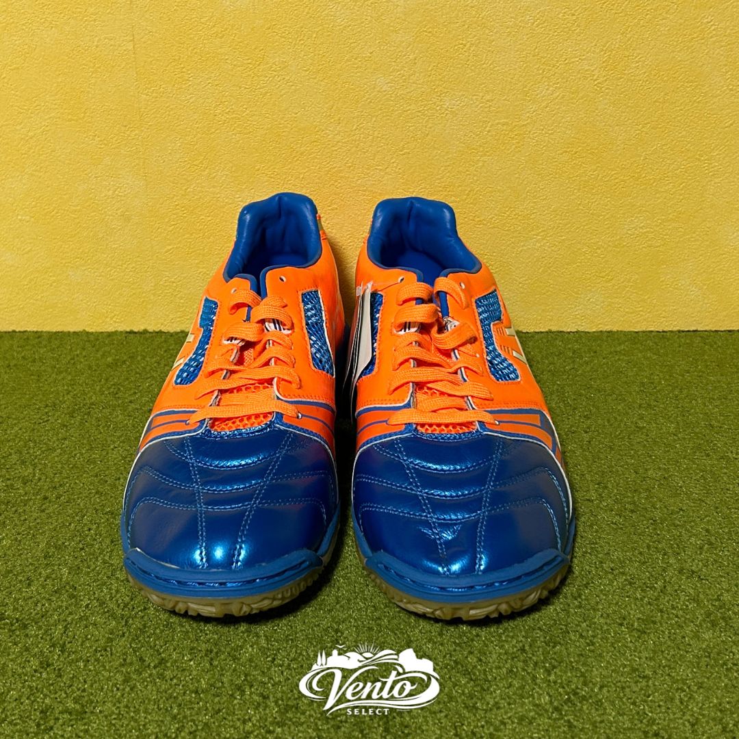 【新品】ASICS アシックス フットサルシューズ デスタッキ 4K 青×橙×白 TST032【27.0cm】