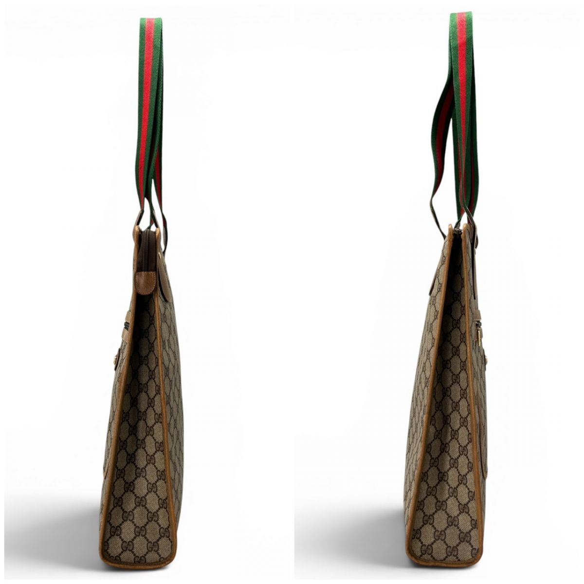 ヴィンテージ グッチ トートバッグ シェリーライン GGスプリーム 語れるヴィンテージを持つ】 GUCCI GGスプリーム シェリーライン
