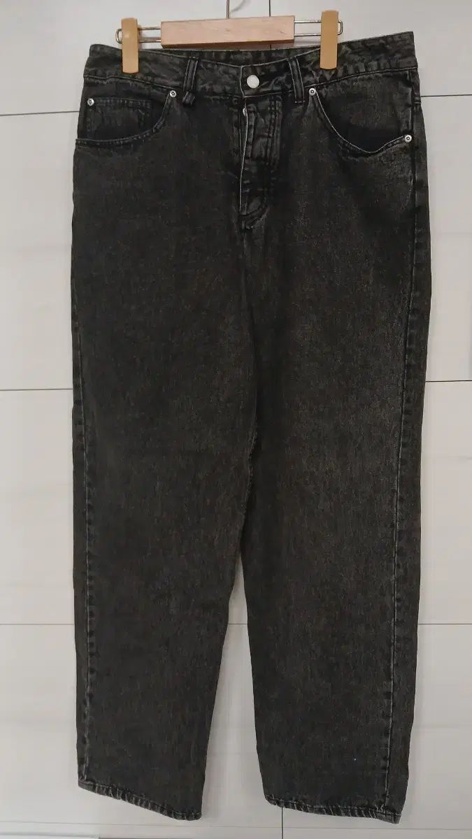 ジョーダン デニム パンツ 黒 M32サイズ 下り綿 44 総丈 117