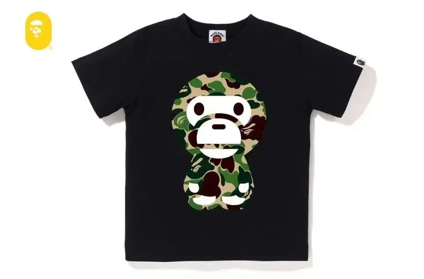 A BATHING APE アベイシングエイプ キッズ 90 ABC カモ マイロ 半袖Tシャツ
