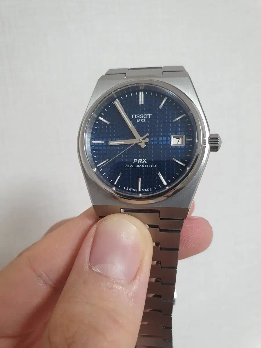 ティソ PRX 38mm オートマチック デニム版 チタン モデル