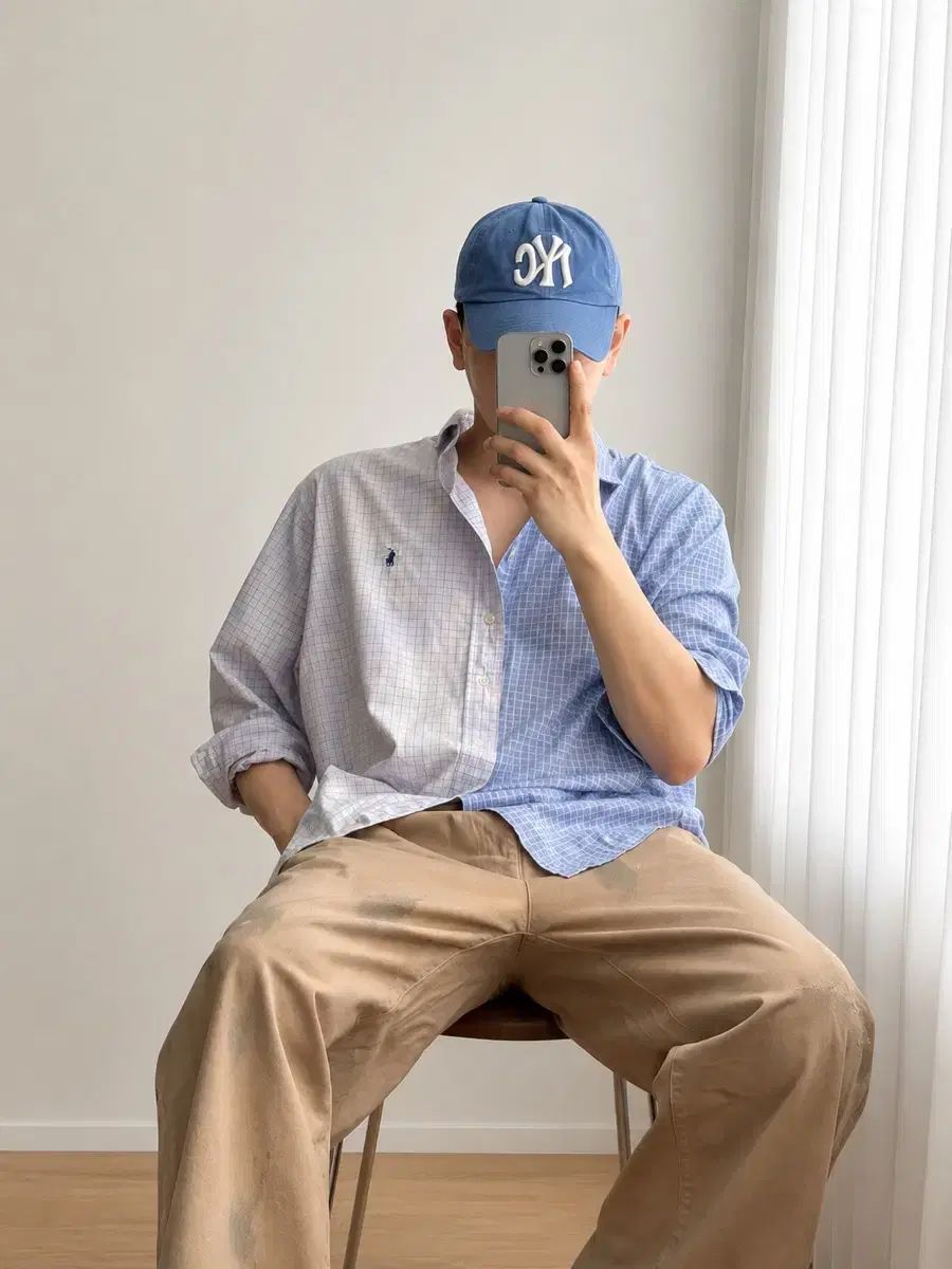 UNPACKED ヴィンテージ ラルフローレン リワーク CHECK シャツ 1OF1/希少