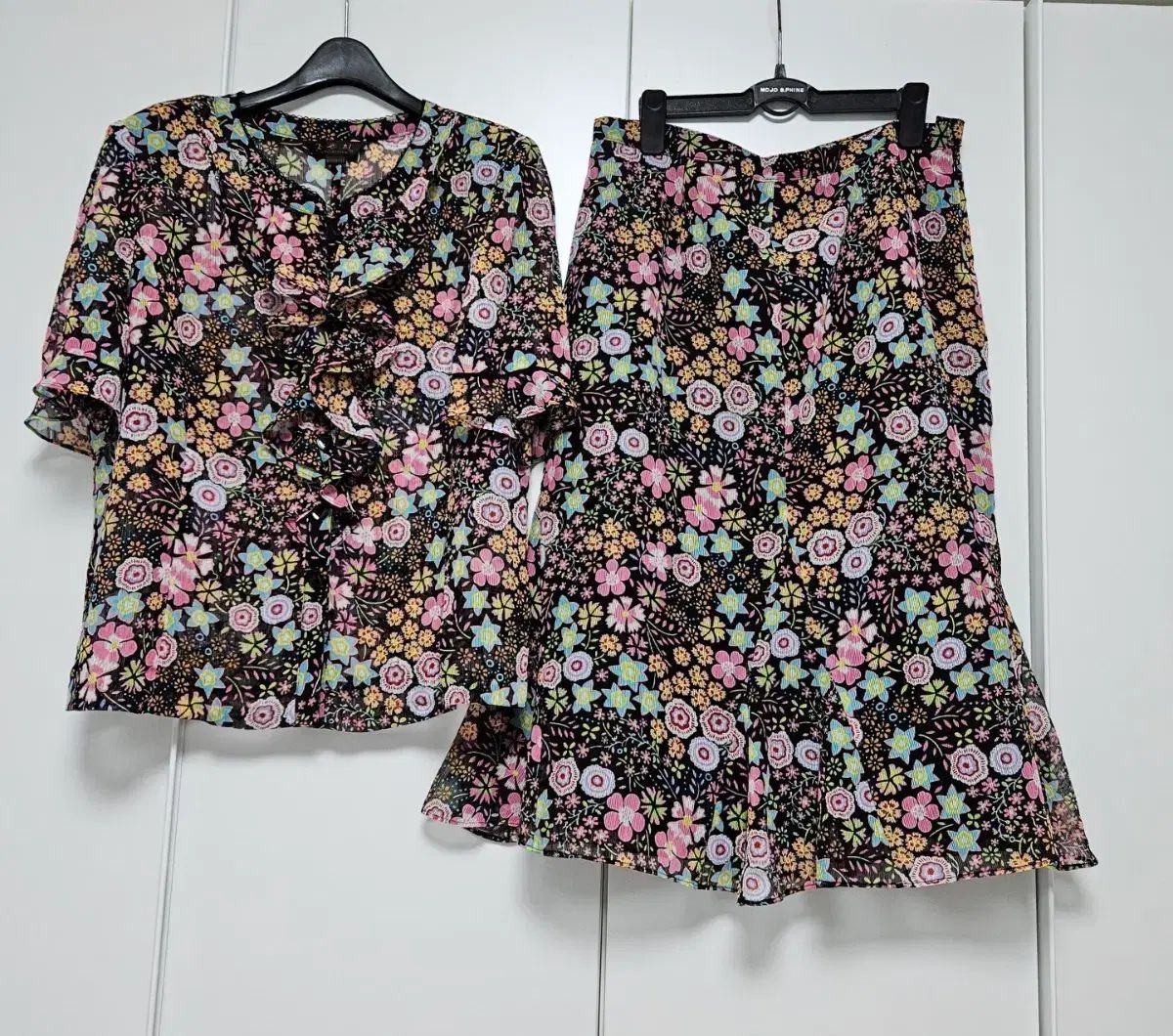 (新品) ジョ・スンヒ フラワー パータン セットアップ (97 81)
