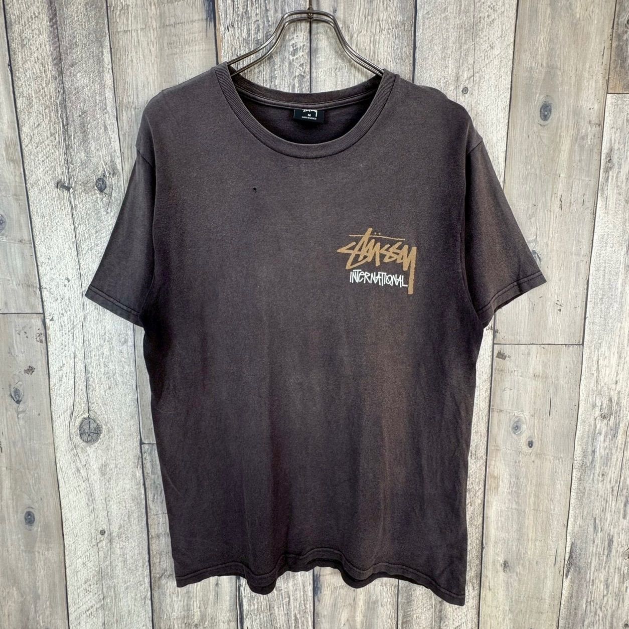 STUSSY stussy ステューシー フェードブラック 半袖 Tシャツ TEE 