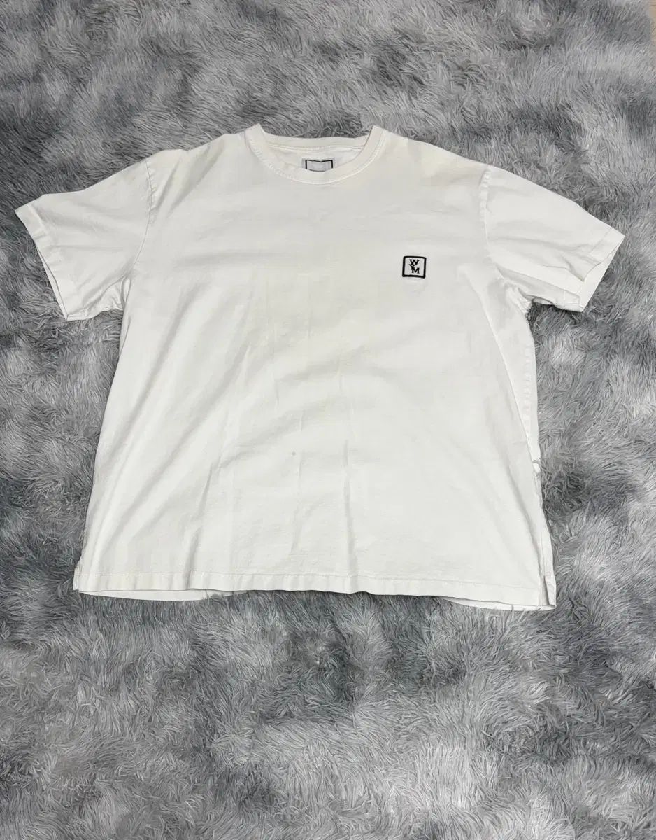 WOOYOUNGMI ウーヨンミ バックロゴ 半袖Tシャツ <size 50>