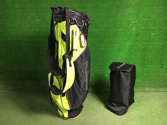 返品OK 【中古ゴルフ用品】SUN MOUNTAIN(サンマウンテン) 9型/差込口の口径22.9センチ