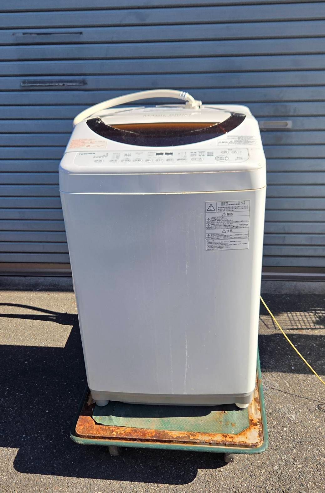 引取可】東芝 全自動洗濯機 6.0kg AW-6D3M 2016年製 マジックドラム