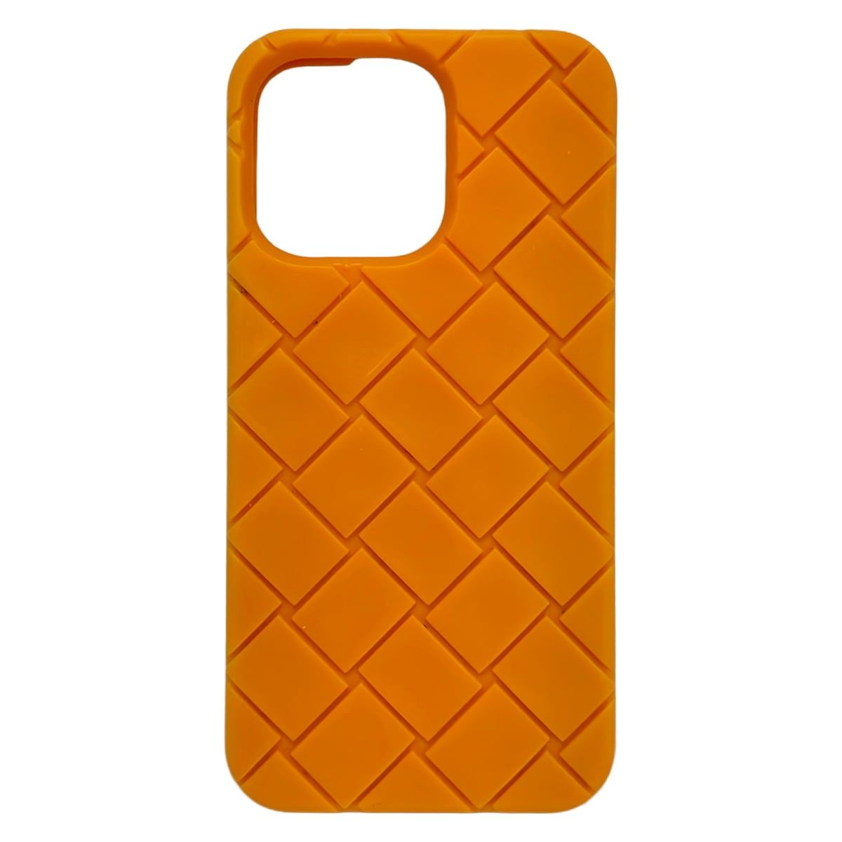 BOTTEGA VENETA(ボッテガヴェネタ) 携帯電話ケース マキシイントレチャート オレンジ スマートフォンケース