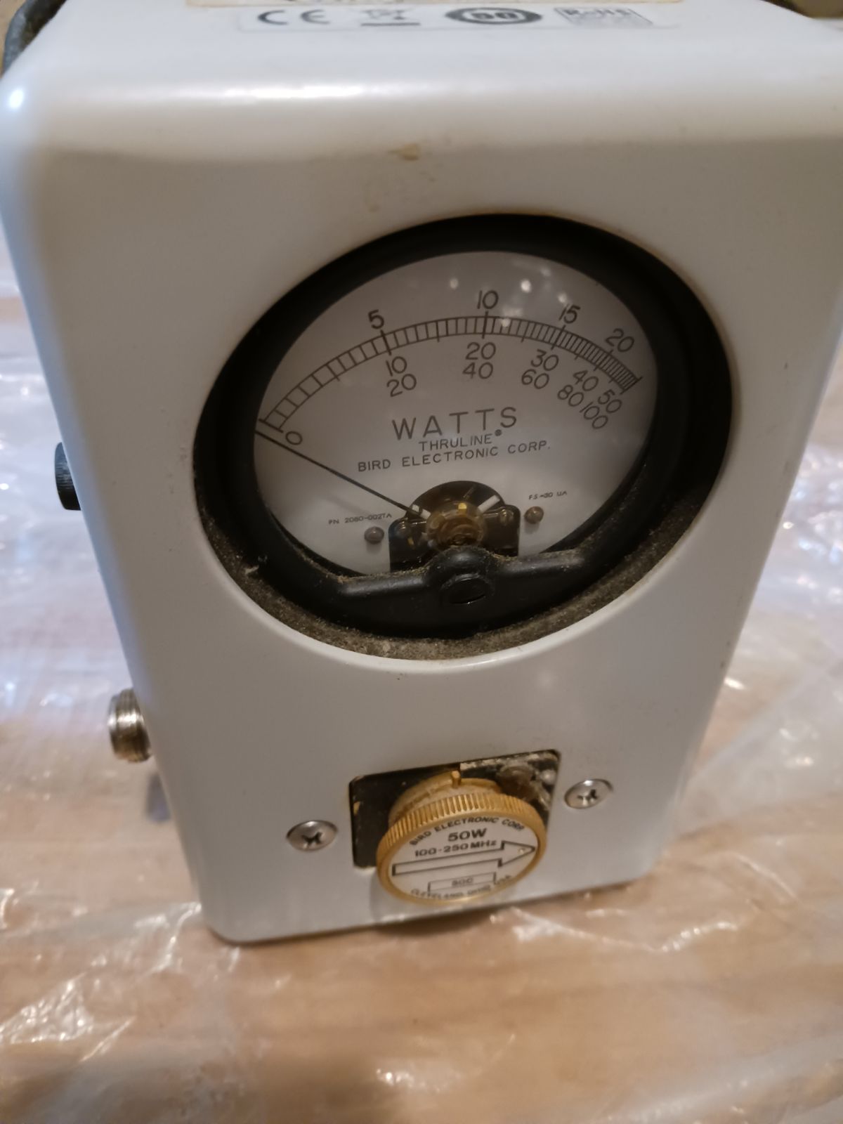 Bird Electronic Corp. Model 43 Thruline Wattmeter アナログ通過型RF電力計測器 ワットメーター 2台セット