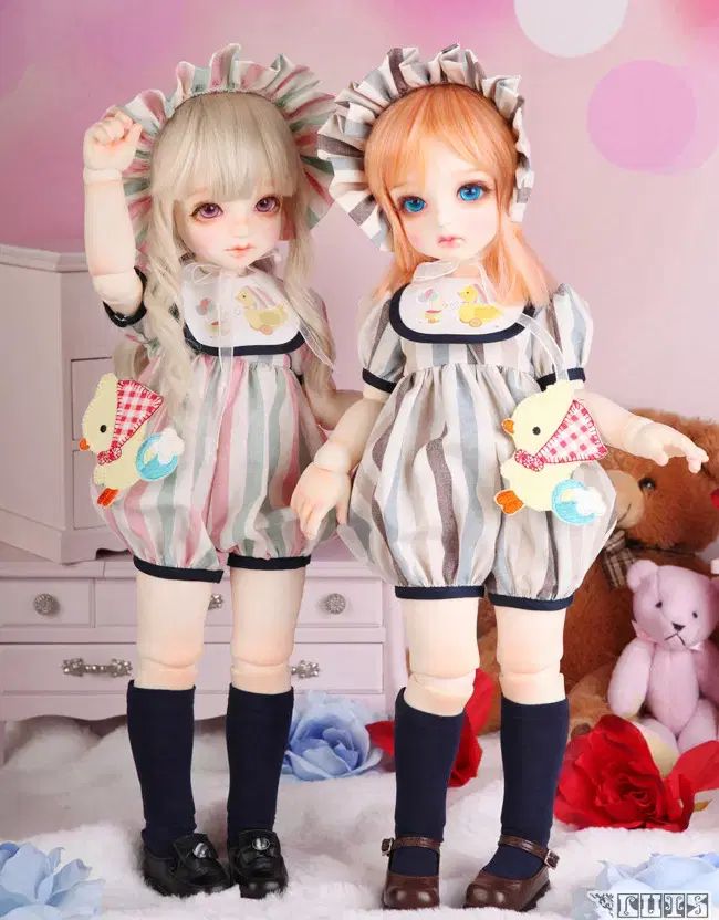 ルーツ ベイビーデルフ ホリデー MSD 赤ちゃんダック ロンパース セット