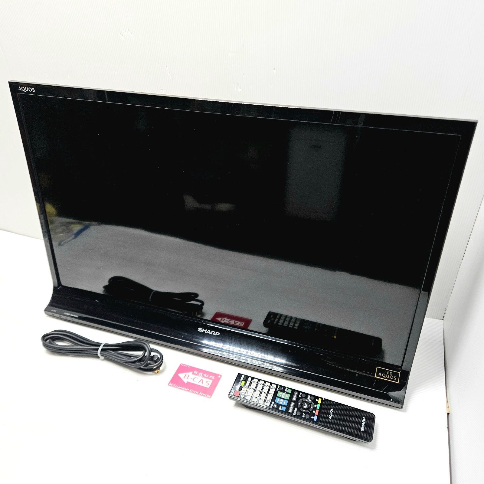 動作品】SHARP AQUOS LC-32J9 32型 LED液晶テレビ B-CAS リモコン 3m 