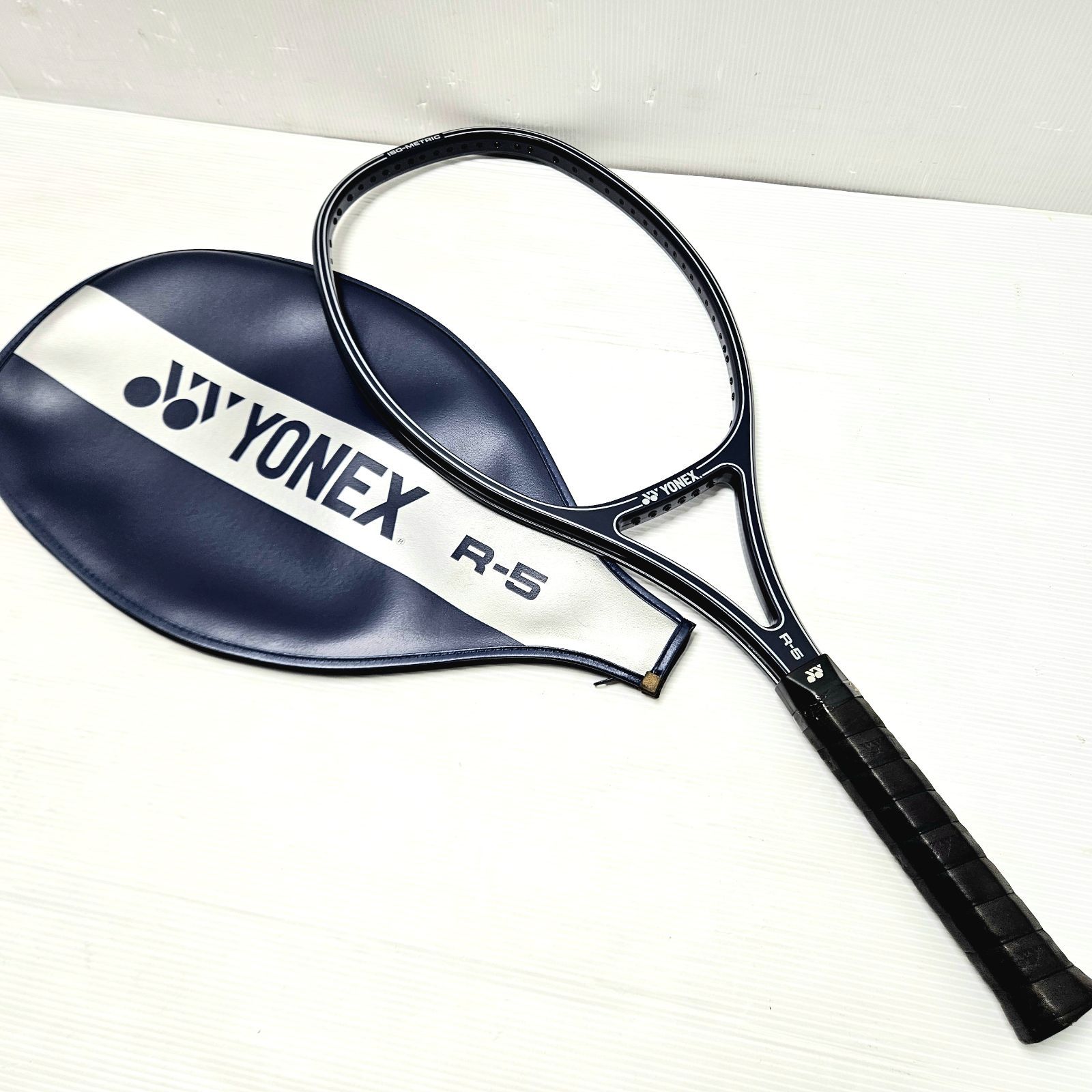【希少品】YONEX R-5 ISO-METRIC 硬式テニスラケット LIGHT-4 日本製 ケース付 ヴィンテージ