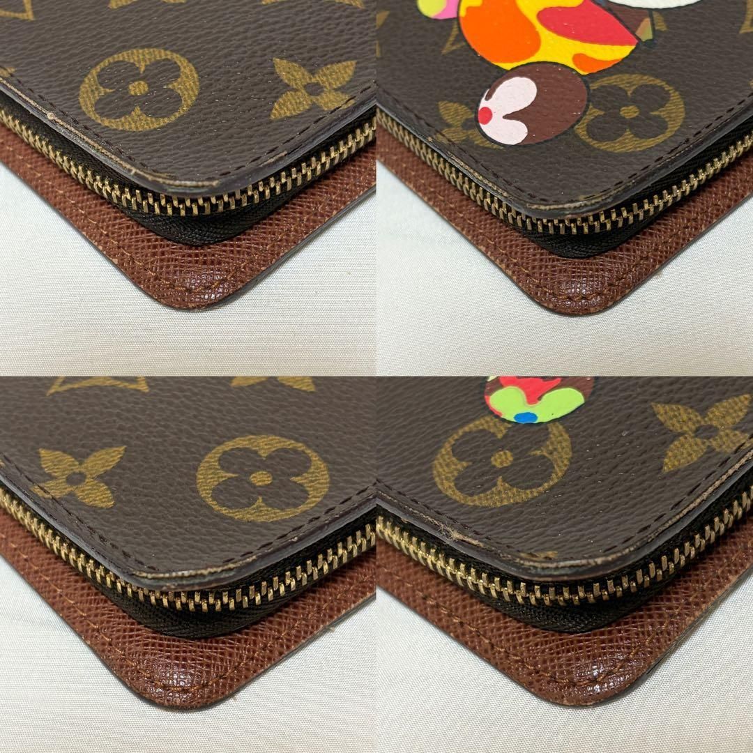 Louis Vuitton ルイヴィトン ポルトモネジップ 村上隆 パンダ ラウンド