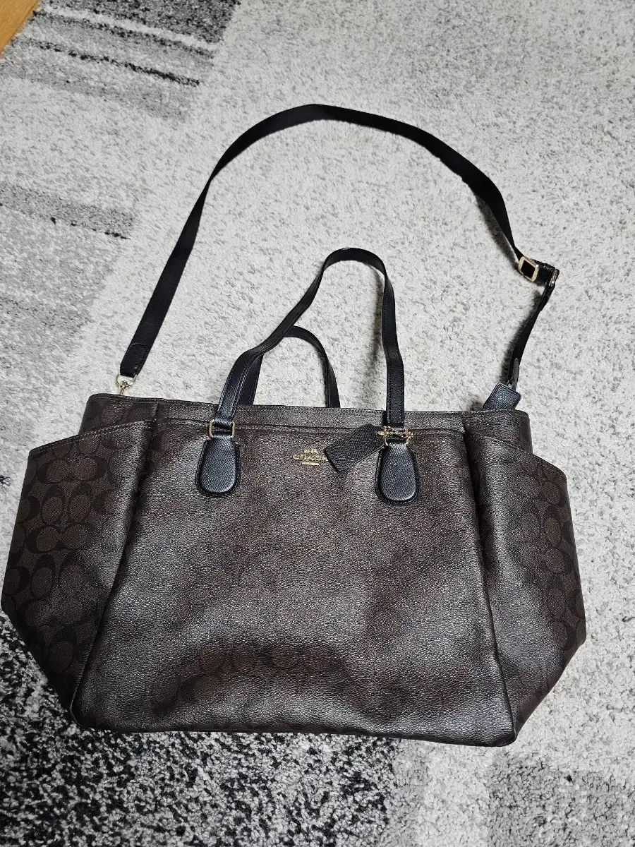 COACH シグネチャー トートバッグ ブラウン