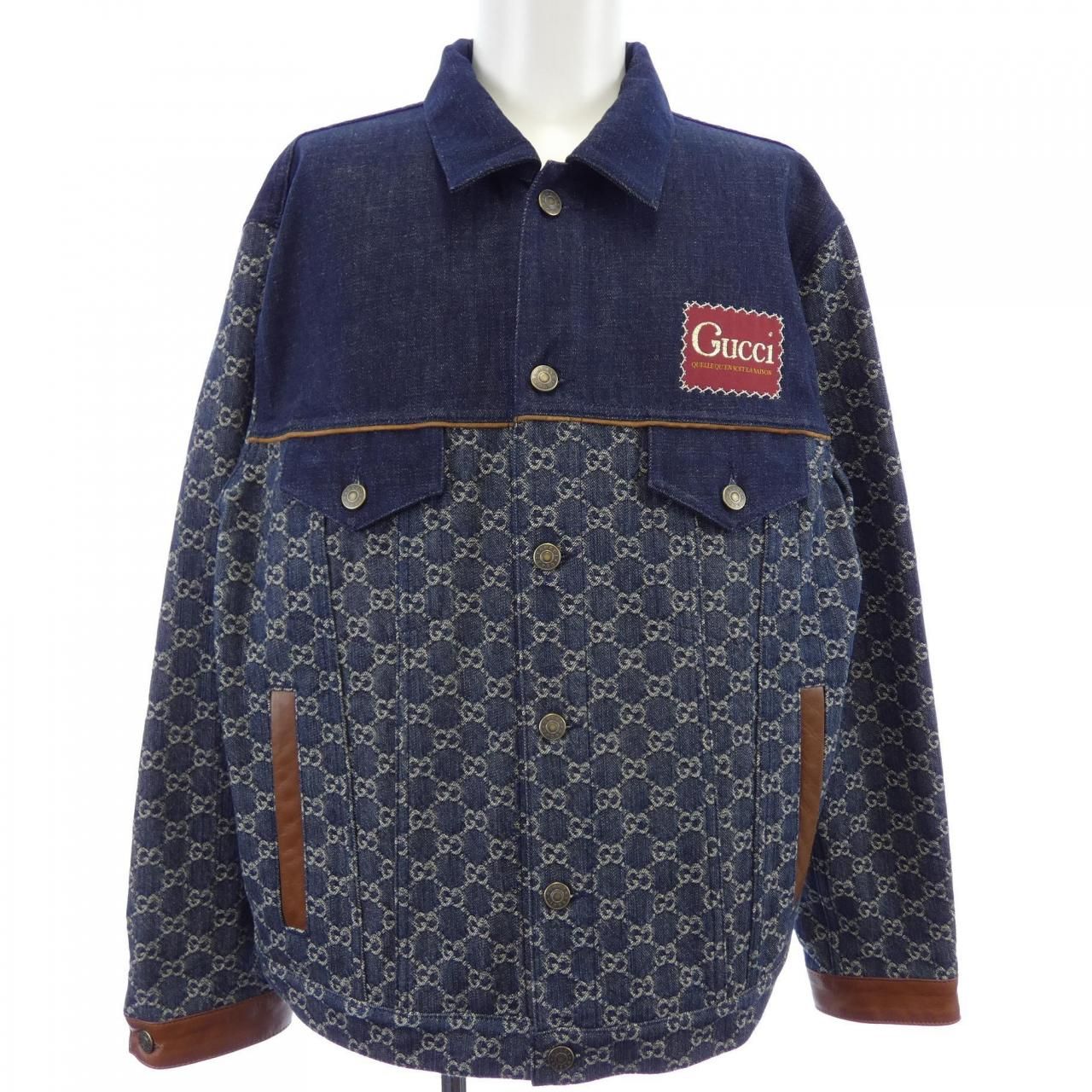 グッチ GUCCI ウォッシュド オーガニックデニム ジャケット 649110 XDBIP デニムジャケット