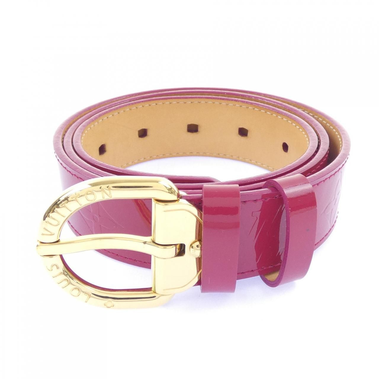 ルイヴィトン LOUIS VUITTON サンチュール ヴェルニ M9798W BELT
