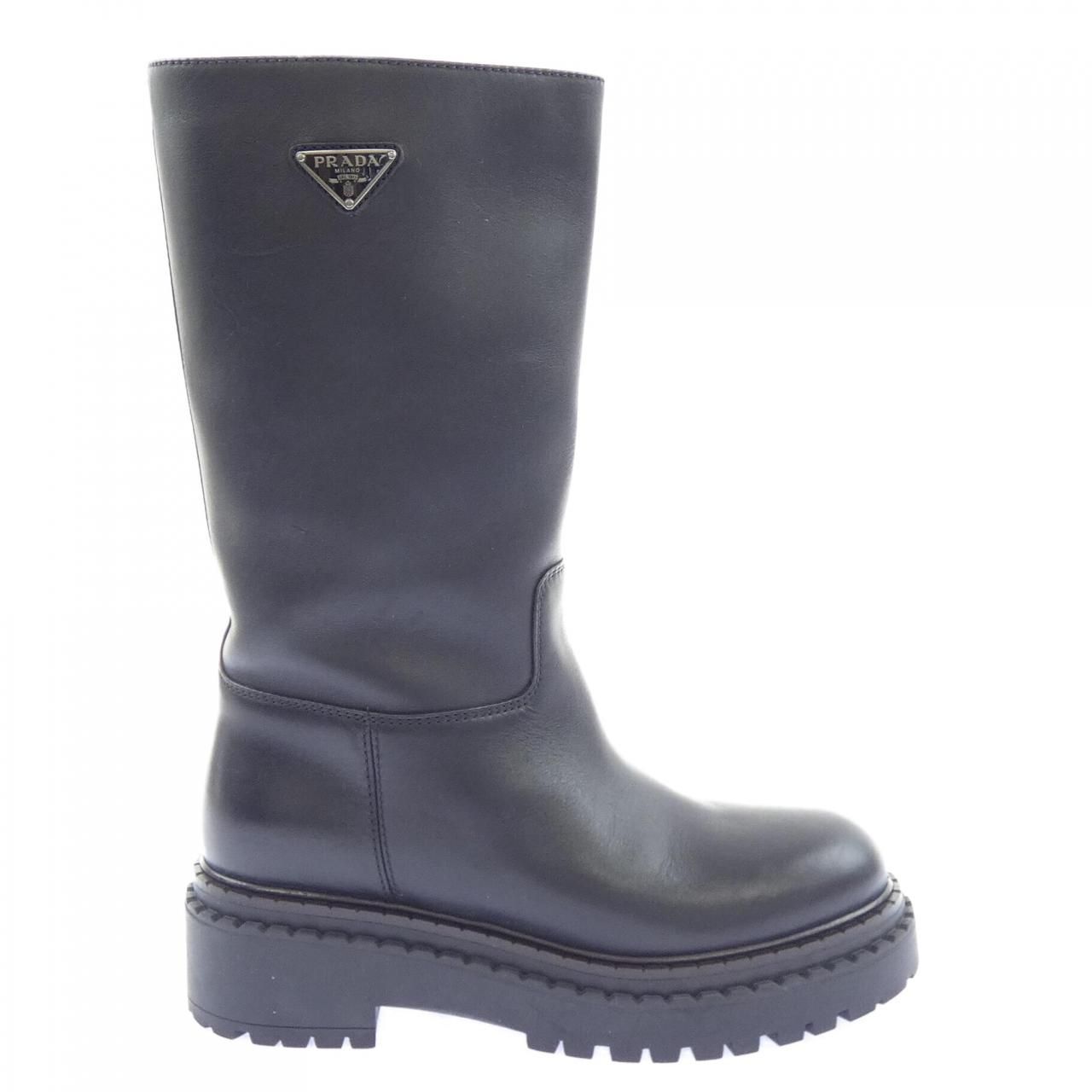 プラダ PRADA トライアングルロゴ 1U635N ロングブーツ