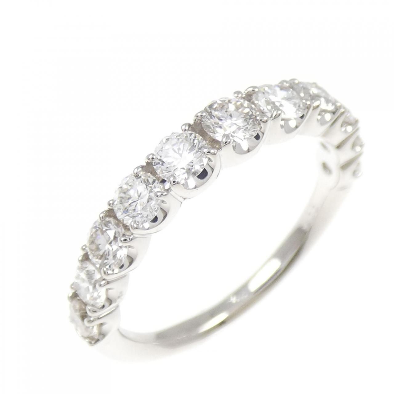 PT950 ハーフエタニティ ダイヤモンド リング 1.00CT