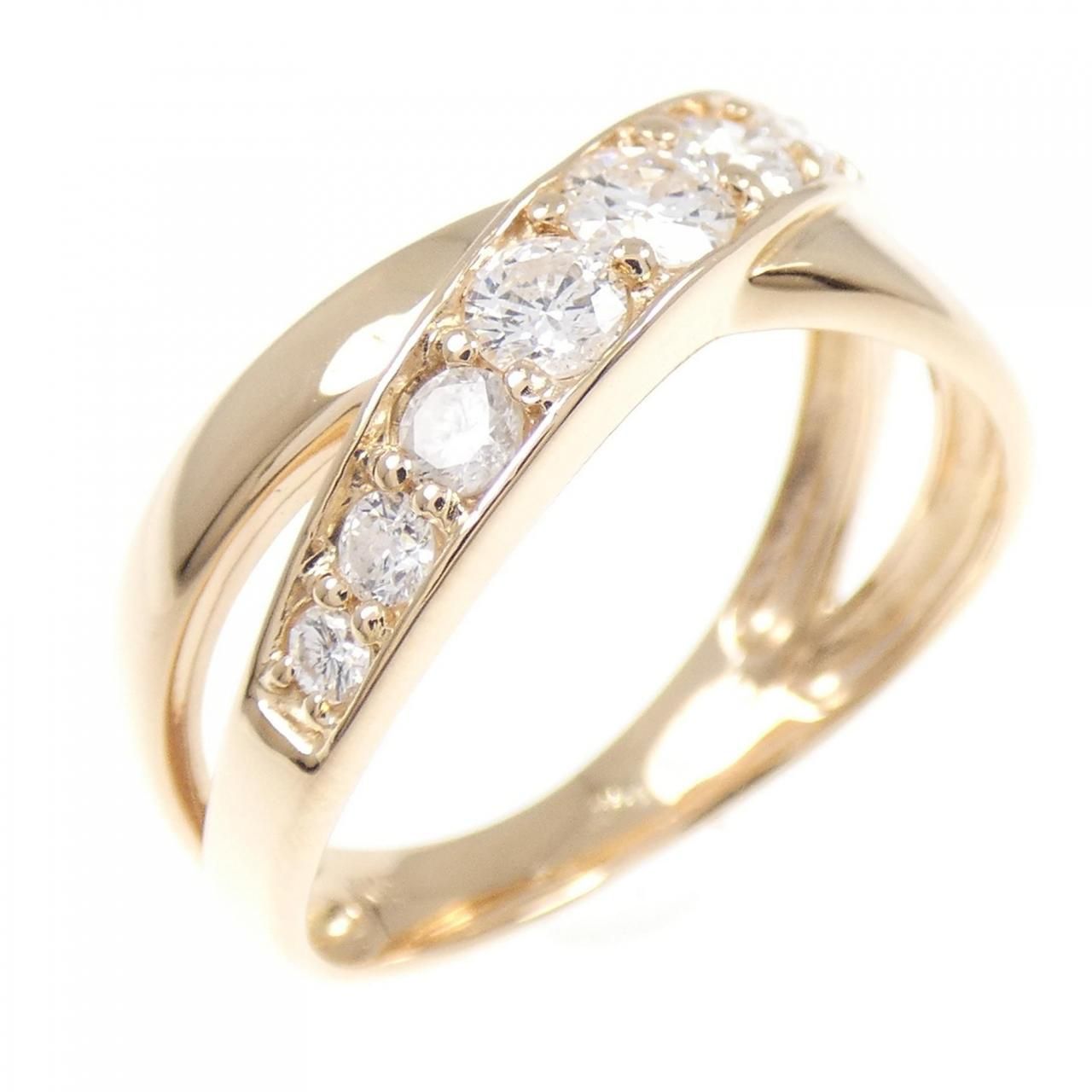 K18PG ダイヤモンド リング 0.50CT