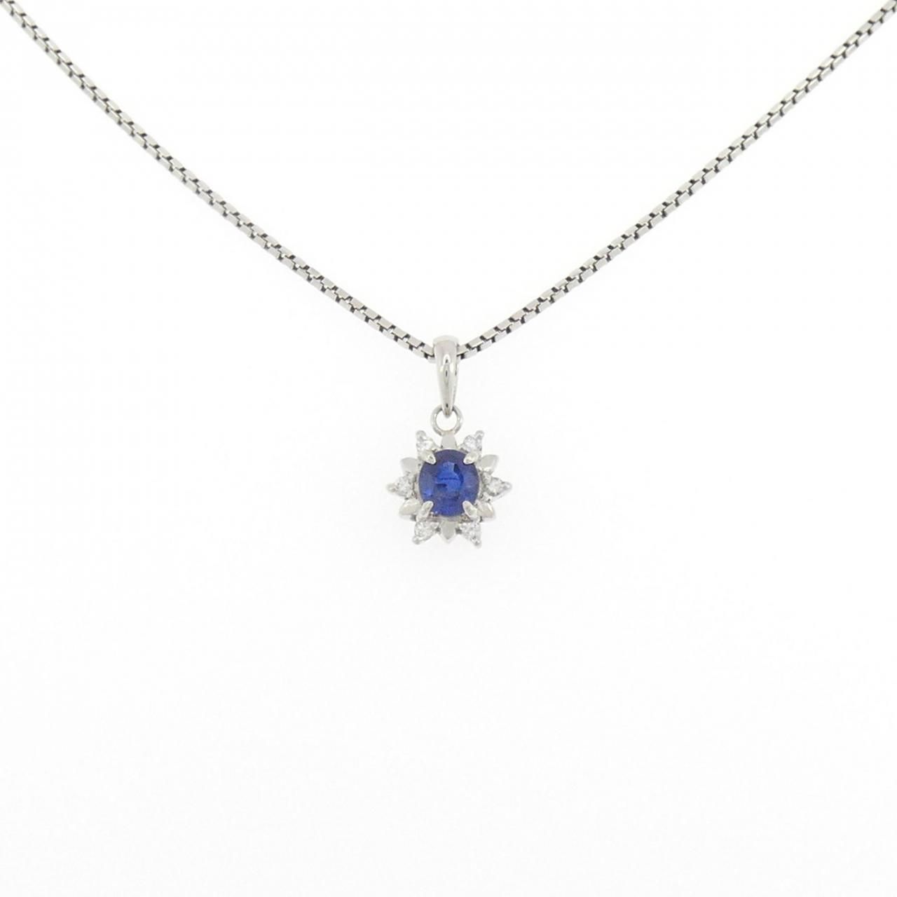 PT900/PT850 サファイヤ ネックレス 0.33CT