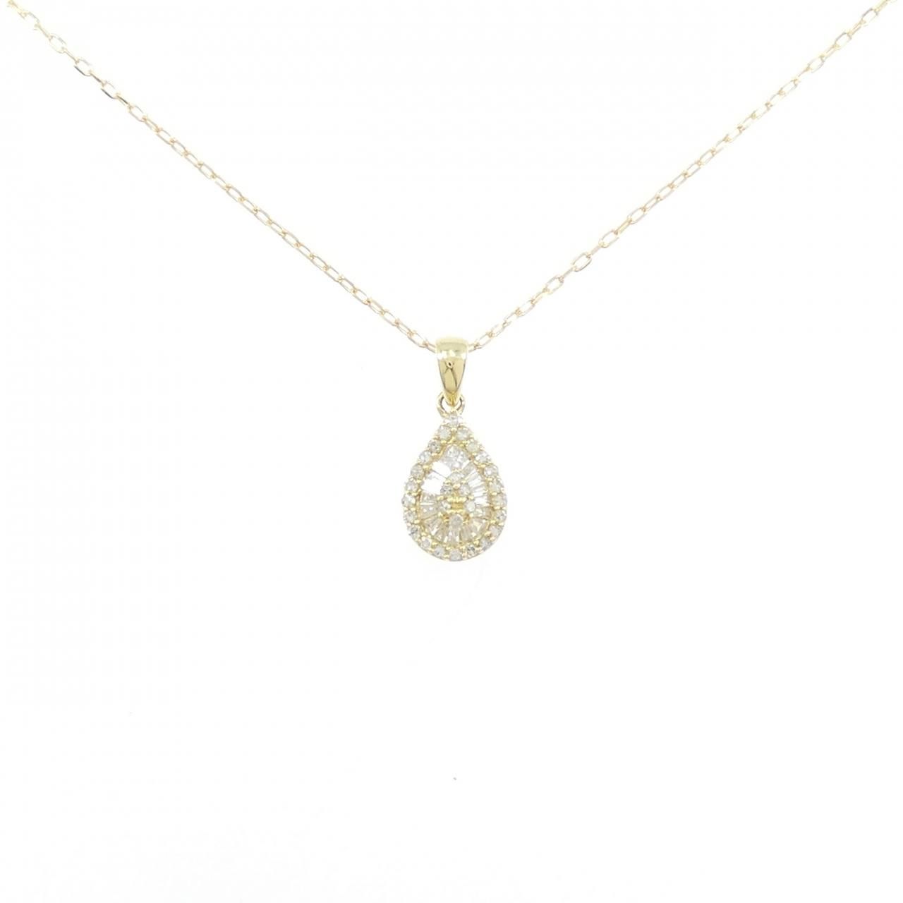 K18YG ダイヤモンド ネックレス 0.20CT