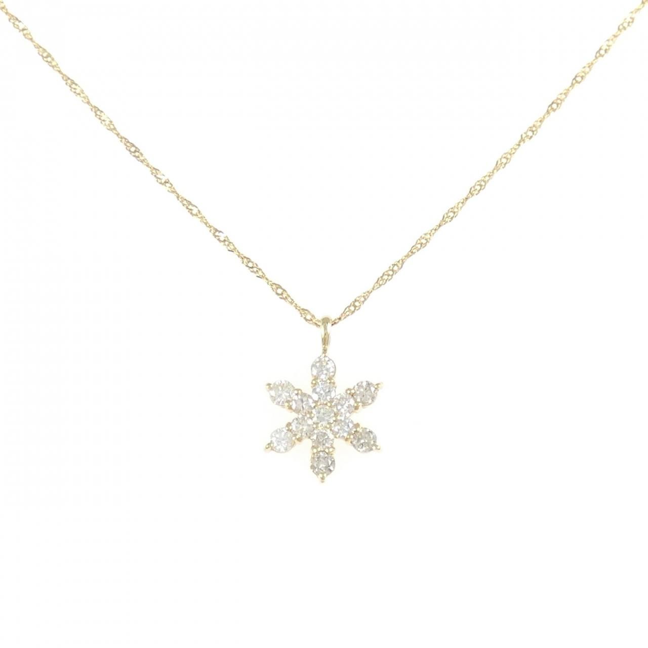 K18YG ダイヤモンド ネックレス 0.3CT
